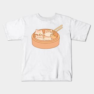 cat dumplings Kids T-Shirt